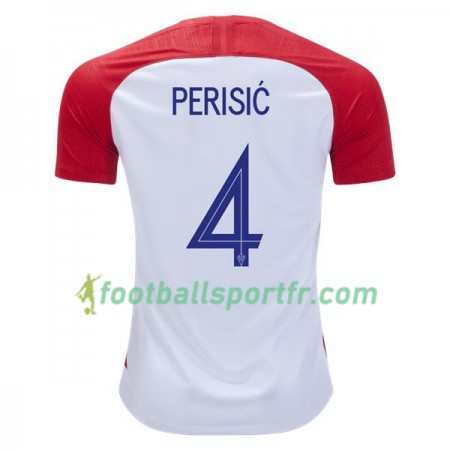 Tenue Croatie Perisic 4 Domicile Coupe du monde 2018 Maillot de Foot